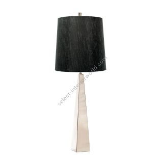 Elstead Lighting / Table Lamps / Ascent Polished nickel with Black Shade