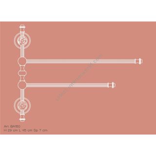 Il Paralume Marina / Towel holders / Bath Design / BA150