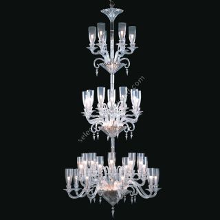 Baccarat Mille Nuits Chandelier 42 Hurricane Shades