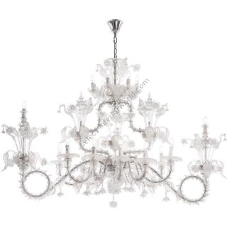 Arte Veneziana / Chandeliers / Barchetta Oval-Shaped Venetian Style LVC-AVA-004-LV10