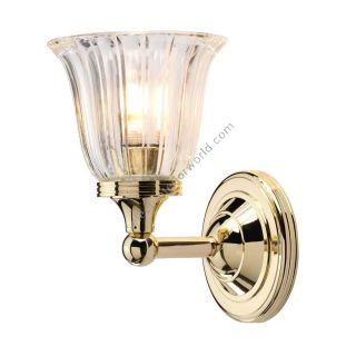 Elstead Lighting / Wall Lights / Austen 1 Polished Brass