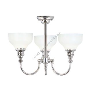 Elstead Lighting / Ceiling Lights / Cheadle 3 Semi-Flush Polished Chrome