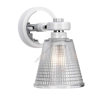 Elstead Lighting / Wall Lights / Gunnislake White Polished Chrome