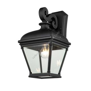 Elstead Lighting / Outdoor Wall Lights / Bayview Large Lantern Black