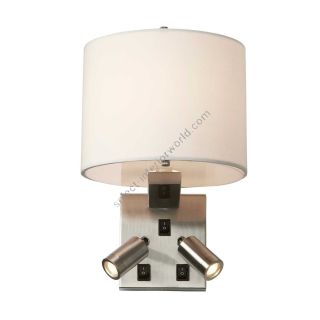 Elstead Lighting / Wall Lights / Belmont 3 Brushed Nickel