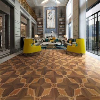Berti / Square Space Marquetry / Pattern Floor Moroni