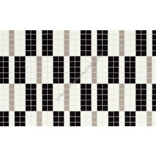 Bisazza / Mosaico - Decorations / Alternance Noir & Blanc (Modern)