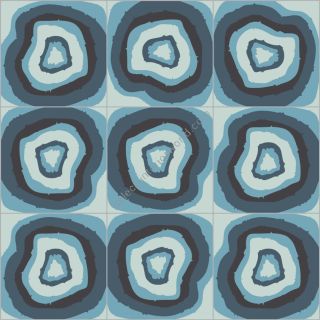 Bisazza / Cementiles / Brazilian Agata Blu