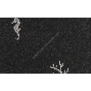 Bisazza / Mosaico - Decorations / Corals & Seahorses Black (Luxe)