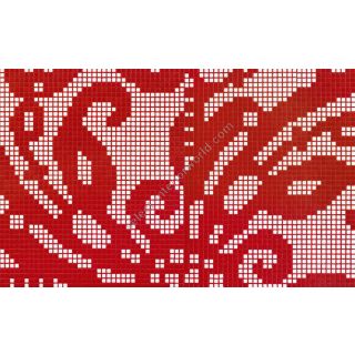 Bisazza / Mosaico - Decorations / Embroidery Red (Flooring)