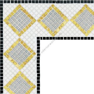 Bisazza / Mosaico - Borders / Giunone Oro Giallo 10