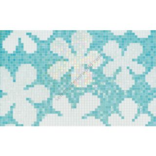 Bisazza / Mosaico - Decorations / Glass Flowers New Blue (Flora)
