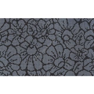 Bisazza / Mosaico - Decorations / Graphic Flowers Black (Flora)