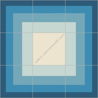 Bisazza / Cementiles / Maze Indigo