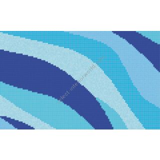 Bisazza / Mosaico - Decorations / Onde 20 Celeste (Pools)