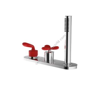 Bisazza / Bath/shower fittings / Bagno - the wanders collection / Petal 24 Red