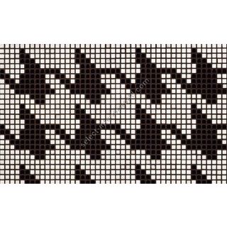 Bisazza / Mosaico - Decorations / Pied De Poule Nero (Flooring)