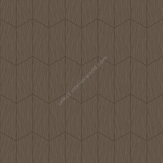 Bisazza / Wood - Decorations / Plissage Marron Glacé