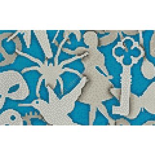 Bisazza / Mosaico - Decorations / Silhouette Turquoise (Modern)