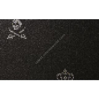 Bisazza / Mosaico - Decorations / Skulls & Crowns Black (Luxe)