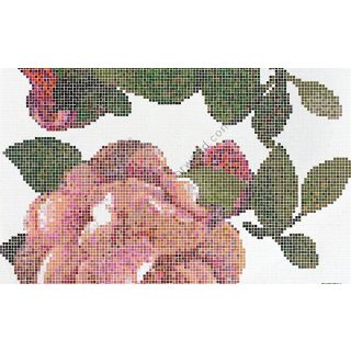 Bisazza / Mosaico - Decorations / Springrose Bianco (Flora)