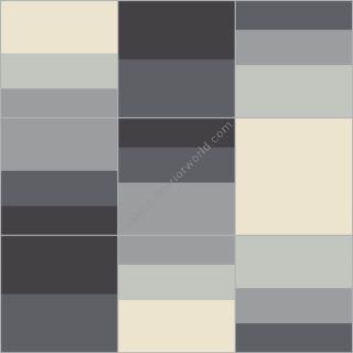 Bisazza / Cementiles / Swing Charcoal
