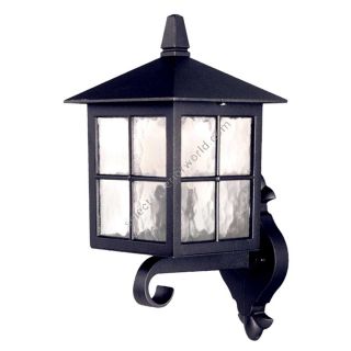Elstead Lighting / Outdoor Wall Lights / Winchester Up Lantern Black