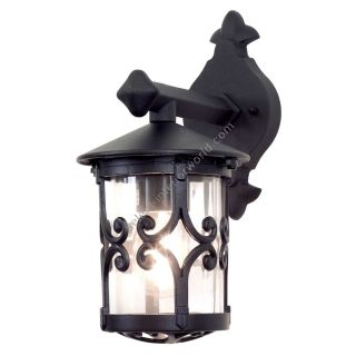 Elstead Lighting / Outdoor Wall Lights / Hereford Down Lantern Black