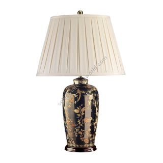 Elstead Lighting / Table Lamps / Black Birds with Cream Shade
