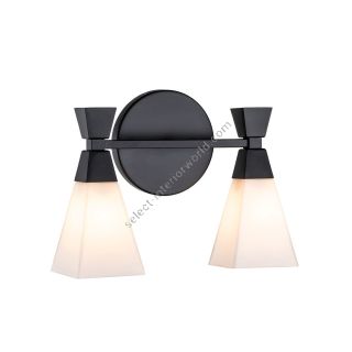 Elstead Lighting / Wall Lights / Bowtie 2lt Wall Light - Matte Black
