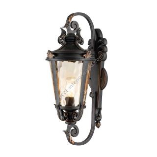 Elstead Lighting / Outdoor Wall Lights / Baltimore Large Lantern Weathered Bronze