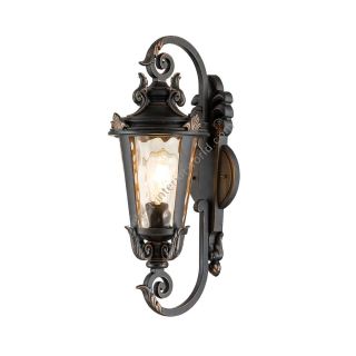 Elstead Lighting / Outdoor Wall Lights / Baltimore Medium Lantern Weathered Bronze