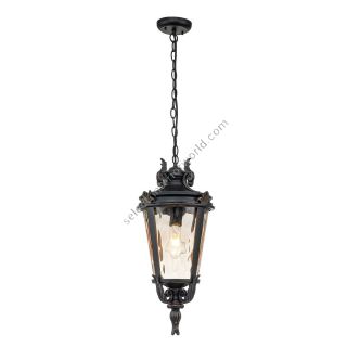 Elstead Lighting / Outdoor Lanterns / Baltimore 1 Large Chain Weathered Bronze