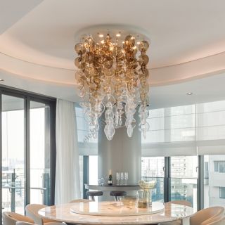 Glass & Glass Murano / Chandeliers / Tondi BV 25-01 Custom Project