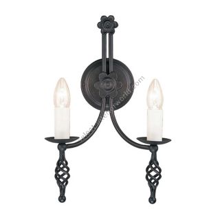 Elstead Lighting / Wall Lights / Belfry 2 Black