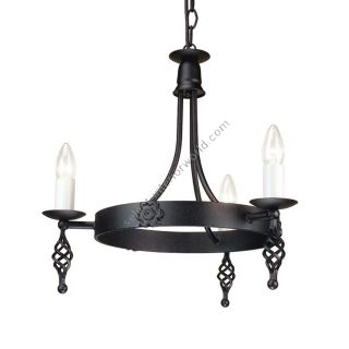 Elstead Lighting / Chandeliers / Belfry 3 Black