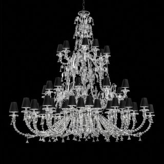 Glass & Glass Murano / Chandeliers / Traditional Venetian chandeliers C-2302/52P