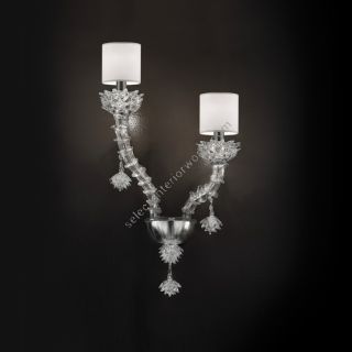 Glass & Glass Murano / Wall Sconces / Contemporary Venetian chandeliers C-2303/A2P