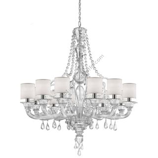Glass & Glass Murano / Chandeliers / Contemporary Venetian chandeliers C-2304/12P