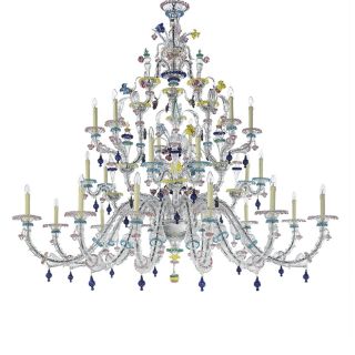 Glass & Glass Murano / Chandeliers / Traditional Venetian chandeliers C-26105/24