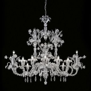 Glass & Glass Murano / Chandeliers / Traditional Venetian chandeliers C-2858/12