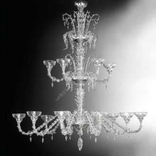Glass & Glass Murano / Chandeliers / Traditional Venetian chandeliers C-Atlantis Dubai - Vip 500/15