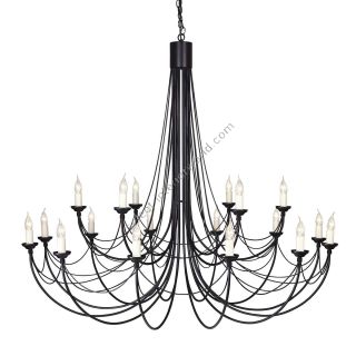 Elstead Lighting / Chandeliers / Carisbrooke 18 Black