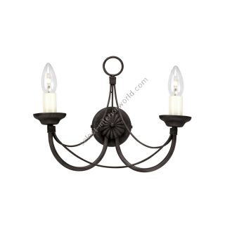 Elstead Lighting / Wall Lights / Carisbrooke 2 Black