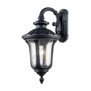 Elstead Lighting / Outdoor Wall Lights / Chicago 1 Medium Lantern Textured Black