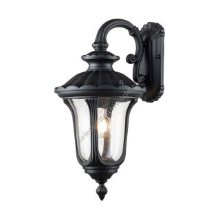 Elstead Lighting / Outdoor Wall Lights / Chicago 1 Small Lantern Textured Black