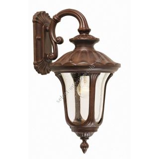 Elstead Lighting / Outdoor Wall Lights / Chicago Small Down Lantern Rusty Bronze Patina