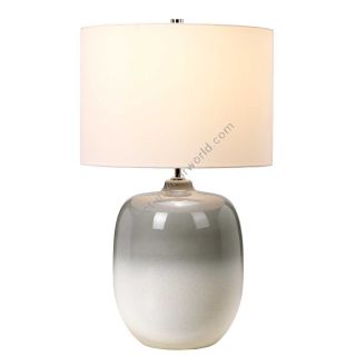 Elstead Lighting / Table Lamps / Chalk Farm Chalk White with Ivory Shade