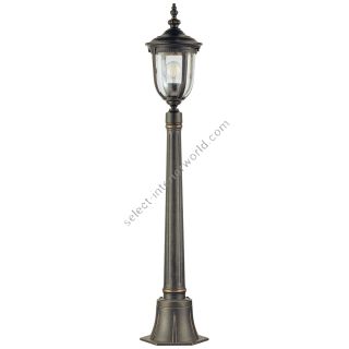 Elstead Lighting / Outdoor Post Lights / Cleveland Small Pillar Lantern Weathered Bronze