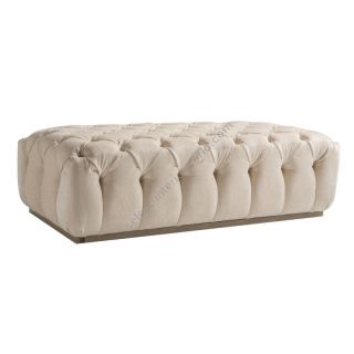 Adriana Hoyos / Ottomans / Caramelo Quilted Ottoman 150